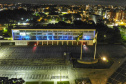 02.04.2021 - Iluminação especial pelo Dia Mundial de Conscientização do Autismo  -  Foto Gilson Abreu/AEN