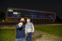 02.04.2021 - Iluminação especial pelo Dia Mundial de Conscientização do Autismo  -  Foto Gilson Abreu/AEN