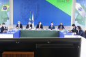 As pequenas e microempresas paranaenses dos segmentos mais afetados pela pandemia receberão um auxílio emergencial do Governo do Estado. O anúncio foi feito na manhã desta terça-feira (6) pelo governador Carlos Massa Ratinho Junior em um encontro com deputados estaduais, chefes de outros Poderes e representantes do setor produtivo.  Foto:Gilson Abreu/AEN