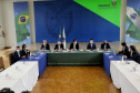 As pequenas e microempresas paranaenses dos segmentos mais afetados pela pandemia receberão um auxílio emergencial do Governo do Estado. O anúncio foi feito na manhã desta terça-feira (6) pelo governador Carlos Massa Ratinho Junior em um encontro com deputados estaduais, chefes de outros Poderes e representantes do setor produtivo.  Foto:Gilson Abreu/AEN