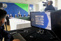 As pequenas e microempresas paranaenses dos segmentos mais afetados pela pandemia receberão um auxílio emergencial do Governo do Estado. O anúncio foi feito na manhã desta terça-feira (6) pelo governador Carlos Massa Ratinho Junior em um encontro com deputados estaduais, chefes de outros Poderes e representantes do setor produtivo.  Foto:Gilson Abreu/AEN