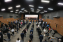 O governador Carlos Massa Ratinho Junior acompanha o  presidente Jair Bolsonaro nesta quarta-feira (7),   na transmissao de cargo do  diretor-geral brasileiro da Itaipu Binacional, o general João Francisco Ferreira .  07/04/2021 - Foto: Geraldo Bubniak/AEN