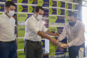 08.04.2021 - Governador Carlos Massa Ratinho Junior com Secretário da saúde Beto Preto
distribuição 12 lote de vacinas no Paraná
Foto Gilson Abreu/AEN