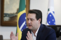 Governador Carlos Massa Ratinho Junior participou nesta quinta-feira (8) de um painel no evento Superagro, promovido pela revista Exame, e destacou os principais incentivos do Governo do Estado no setor. O painel também contou com a participação dos governadores do Mato Grosso, Mauro Mendes, da Bahia, Rui Costa, e do Rio Grande do Sul, Eduardo Leite. -  Curitiba, 08/04/2021  -  Foto: Gilson Abreu/AEN