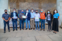 A edição 2021 da campanha Cesta Solidária Paraná, encerrada na terça-feira (06), conseguiu arrecadar mais de 200 toneladas de alimentos. . Foto: Valdelino Pontes