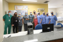 O governador Carlos Massa Ratinho Junior visita nesta quarta-feira (14) o Hospital Regional São Sebastião, na Lapa. A Secretaria de Estado da Saúde disponibiliza seis leitos de UTI no hospital.  A unidade já conta com 40 leitos de enfermaria na estratégia de combate à Covid-19.  14/04/2021 - Foto: Geraldo Bubniak/AEN