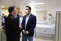 O governador Carlos Massa Ratinho Junior visita nesta quarta-feira (14) o Hospital Regional São Sebastião, na Lapa. A Secretaria de Estado da Saúde disponibiliza seis leitos de UTI no hospital.  A unidade já conta com 40 leitos de enfermaria na estratégia de combate à Covid-19.  14/04/2021 - Foto: Geraldo Bubniak/AEN