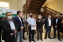 O governador Carlos Massa Ratinho Junior visita nesta quarta-feira (14) o Hospital Regional São Sebastião, na Lapa. A Secretaria de Estado da Saúde disponibiliza seis leitos de UTI no hospital.  A unidade já conta com 40 leitos de enfermaria na estratégia de combate à Covid-19.  14/04/2021 - Foto: Geraldo Bubniak/AEN