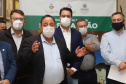 O governador Carlos Massa Ratinho Junior visita nesta quarta-feira (14) o Hospital Regional São Sebastião, na Lapa. A Secretaria de Estado da Saúde disponibiliza seis leitos de UTI no hospital.  A unidade já conta com 40 leitos de enfermaria na estratégia de combate à Covid-19.  14/04/2021 - Foto: Geraldo Bubniak/AEN