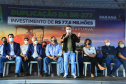 O governador Carlos Massa Ratinho Junior esteve nesta quarta-feira (14) em Guarapuava, na região Central do Estado, para vistoriar as obras de duplicação da BR-277 que cruza o perímetro urbano da cidade. Foto: José Fernando Ogura/AEN