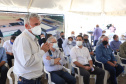 O governador Carlos Massa Ratingo Junior participou nesta quinta-feira (22) da entrega de um novo frigorífico para abate e processamento de peixes em Alvorada do Sul, no Norte Pioneiro.  -  Alvorada do Sul, 22/04/2021  -  Foto: Ari Dias/AEN