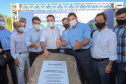 O governador Carlos Massa Ratinho Junior participou nesta quinta-feira (22) do lançamento da pedra fundamental das novas obras de duplicação da PR-323, no Noroeste do Estado. O trecho que recebe as intervenções tem 6,3 quilômetros, entre Doutor Camargo e o Rio Ivaí, com investimento de R$ 38,3 milhões, fruto da parceria com o Banco Interamericano do Desenvolvimento (BID). - Foto: Geraldo Bubniak/AEN