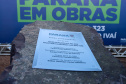 O governador Carlos Massa Ratinho Junior participou nesta quinta-feira (22) do lançamento da pedra fundamental das novas obras de duplicação da PR-323, no Noroeste do Estado. O trecho que recebe as intervenções tem 6,3 quilômetros, entre Doutor Camargo e o Rio Ivaí, com investimento de R$ 38,3 milhões, fruto da parceria com o Banco Interamericano do Desenvolvimento (BID).- Foto: Geraldo Bubniak/AEN