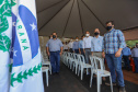 O governador Carlos Massa Ratinho Junior participou nesta quinta-feira (22) do lançamento da pedra fundamental das novas obras de duplicação da PR-323, no Noroeste do Estado. O trecho que recebe as intervenções tem 6,3 quilômetros, entre Doutor Camargo e o Rio Ivaí, com investimento de R$ 38,3 milhões, fruto da parceria com o Banco Interamericano do Desenvolvimento (BID). - Foto: Geraldo Bubniak/AEN