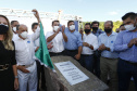 O governador Carlos Massa Ratinho Junior participou nesta quinta-feira (22) do lançamento da pedra fundamental das novas obras de duplicação da PR-323, no Noroeste do Estado. O trecho que recebe as intervenções tem 6,3 quilômetros, entre Doutor Camargo e o Rio Ivaí, com investimento de R$ 38,3 milhões, fruto da parceria com o Banco Interamericano do Desenvolvimento (BID).Foto: Jonathan Campos/AEN