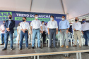 O governador Carlos Massa Ratinho Junior lança nesta sexta-feira (23) a pedra fundamental das obras de modernização do Trevo Gauchão e da duplicação da PR-323 no perímetro urbano de Umuarama. O investimento é de R$ 66,1 milhões. 23/04/2021 - Foto: Geraldo Bubniak/AEN