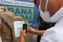 O governador Carlos Massa Ratinho Junior lança nesta sexta-feira (23) a pedra fundamental das obras de modernização do Trevo Gauchão e da duplicação da PR-323 no perímetro urbano de Umuarama. O investimento é de R$ 66,1 milhões. 23/04/2021 - Foto: Geraldo Bubniak/AEN