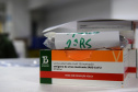 O Governo do Estado começou a distribuir sexta-feira (23) para as 22 Regionais de Saúde do Paraná mais 205.130 doses da vacina contra a Covid-19. Os imunizantes integram o 14º lote encaminhado pelo Ministério da Saúde na quinta-feira (22), composto por 166.000 doses da Covishield, produzida pela Universidade de Oxford/AstraZeneca/Fiocruz, e 39.130 doses da CoronaVac, desenvolvida pelo Instituto Butantan/Sinovac. - Curitiba, 23/04/2021  -   Foto: Américo Antonio/SESA
