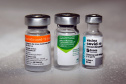 O Governo do Estado começou a distribuir sexta-feira (23) para as 22 Regionais de Saúde do Paraná mais 205.130 doses da vacina contra a Covid-19. Os imunizantes integram o 14º lote encaminhado pelo Ministério da Saúde na quinta-feira (22), composto por 166.000 doses da Covishield, produzida pela Universidade de Oxford/AstraZeneca/Fiocruz, e 39.130 doses da CoronaVac, desenvolvida pelo Instituto Butantan/Sinovac. - Curitiba, 23/04/2021  -   Foto: Américo Antonio/SESA