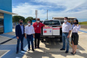 O governador Carlos Massa Ratinho Junior participou da recepção das vacinas em Umuarama, logo após o evento que confirmou o início das obras de modernização do Trevo Gauchão. Umuarama, 23/04/2021 - Foto: Divulgação