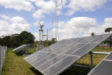 Painel solar do Centro de Energias. Foto: Tecpar