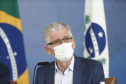 O agricultor paranaense passa a contar a partir desta terça-feira (27) com um programa de crédito exclusivo com juros subsidiados pelo Governo do Estado. A operação é garantida pelo Banco do Agricultor Paranaense, lançado pelo governador Carlos Massa Ratinho Junior no Palácio Iguaçu. O alcance é estimado em R$ 500 milhões.  Foto: Jonathan Campos/AEN