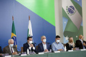 O agricultor paranaense passa a contar a partir desta terça-feira (27) com um programa de crédito exclusivo com juros subsidiados pelo Governo do Estado. A operação é garantida pelo Banco do Agricultor Paranaense, lançado pelo governador Carlos Massa Ratinho Junior no Palácio Iguaçu. O alcance é estimado em R$ 500 milhões.  Foto: Jonathan Campos/AEN