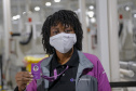 Os rostos e as histórias por trás do recorde de empregos criados no Paraná em 2021 - Dia do Trabalho  - Natalina dos Santos Oliveira   -  Foto Gilson Abreu/AEN