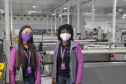 Os rostos e as histórias por trás do recorde de empregos criados no Paraná em 2021 - Bruna Maria de Oliveira de Lima e Natalina e Natalina dos Santos Oliveira  -  
Foto Gilson Abreu/AEN