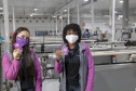 Os rostos e as histórias por trás do recorde de empregos criados no Paraná em 2021 - Bruna Maria de Oliveira de Lima e Natalina e Natalina dos Santos Oliveira  -  
Foto Gilson Abreu/AEN