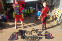 Dois fuzis, carregadores e munições de policiais militares foram localizados por bombeiros militares do Grupo de Operações de Socorro Tático (GOST) do Corpo de Bombeiro do Paraná, nesta sexta-feira (29/04), durante a Operação Remanso. A ação de busca aquática, que já dura 16 dias, conta com apoio de unidades da PMPR e possibilitou a localização do armamento no Rio Paraná, em Alto Paraíso, no Noroeste do estado.  Curitiba, 01/05/2021  -  Foto: SESP/PR