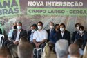 O governador Carlos Massa Ratinho Junior inaugura nesta segunda-feira (3), o  viaduto Prefeito Marcelo Puppi e  passarela William Haj Mussi, no Km 109 da BR-277, nas proximidades do Cercadinho em Campo Largo.  03/05/2021 - Foto: Geraldo Bubniak/AEN