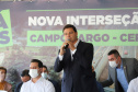 O governador Carlos Massa Ratinho Junior inaugura nesta segunda-feira (3), o  viaduto Prefeito Marcelo Puppi e  passarela William Haj Mussi, no Km 109 da BR-277, nas proximidades do Cercadinho em Campo Largo. Sandro Alex secretario de  Infraestrutura e Logistíca.  03/05/2021 - Foto: Geraldo Bubniak/AEN