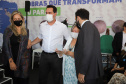 O governador Carlos Massa Ratinho Junior inaugura nesta segunda-feira (3), o  viaduto Prefeito Marcelo Puppi e  passarela William Haj Mussi, no Km 109 da BR-277, nas proximidades do Cercadinho em Campo Largo.  03/05/2021 - Foto: Geraldo Bubniak/AEN