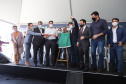 O governador Carlos Massa Ratinho Junior inaugura nesta segunda-feira (3), o  viaduto Prefeito Marcelo Puppi e  passarela William Haj Mussi, no Km 109 da BR-277, nas proximidades do Cercadinho em Campo Largo.  03/05/2021 - Foto: Geraldo Bubniak/AEN