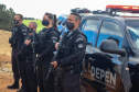 A construção da Cadeia Pública de Ponta Grossa, nos Campos Gerais, segue em andamento e já tem 60% das obras executadas. A previsão é que a entrega seja feita ao Departamento Penitenciário do Paraná (Depen-PR) ainda neste ano. O secretário da Segurança Pública, Romulo Marinho Soares, visitou as obras e destacou que a unidade faz parte de um projeto do Governo do Estado de ampliação do sistema prisional do Paraná.  -  Ponta Grossa, 03/05/2021  -  Foto: SESP/PR