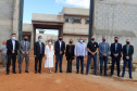 A construção da Cadeia Pública de Ponta Grossa, nos Campos Gerais, segue em andamento e já tem 60% das obras executadas. A previsão é que a entrega seja feita ao Departamento Penitenciário do Paraná (Depen-PR) ainda neste ano. O secretário da Segurança Pública, Romulo Marinho Soares, visitou as obras e destacou que a unidade faz parte de um projeto do Governo do Estado de ampliação do sistema prisional do Paraná.  -  Ponta Grossa, 03/05/2021  -  Foto: SESP/PR