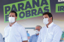 Governador Carlos Massa Ratinho Junior entrega primeiro trecho de pavimentacao da pr 364, Miguel Picheth, que liga Irati a Sao Mateus do Sul. - Irati, 03/05/2021  -  Foto: Rodrigo Félix Leal/Infraestrutura