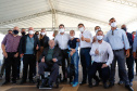 Governador Carlos Massa Ratinho Junior entrega primeiro trecho de pavimentacao da pr 364, Miguel Picheth, que liga Irati a Sao Mateus do Sul. - Irati, 03/05/2021  -  Foto: Rodrigo Félix Leal/Infraestrutura