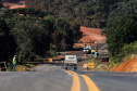 O governador Carlos Massa Ratinho Junior entregou nesta segunda-feira (3) o primeiro trecho da pavimentação da Rodovia Vereador Miguel Ribeiro Picheth (PR-364), estrada que liga os municípios de Irati e São Mateus do Sul, no Centro-Sul do Estado.  - Irati, 03/05/2021  -  Foto: Rodrigo Félix Leal/Infra