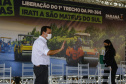 Governador Carlos Massa Ratinho Junior  entrega primeiro trecho de pavimentacao da pr 364, Miguel Picheth, que liga Irati a Sao Mateus do Sul
Foto Gilson Abreu/AEN