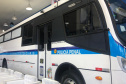 A Secretaria da Segurança Pública do Paraná recebeu nesta terça-feira (4) dois ônibus adaptados para escolta de presos oriundos do Ministério da Justiça e Segurança Pública (MJSP). Eles serão destinados ao Departamento Penitenciário do Paraná (Depen). O secretário Romulo Marinho Soares esteve em São Paulo para receber os veículos.   - Curitiba, 05/05/2021 - Foto: SESP/PR