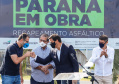 Nesta quarta-feira (05), o Secretário da Infraestrutura e Logística do Paraná, Sandro Alex, acompanhado do reitor da Universidade Estadual de Ponta Grossa, Miguel Sanches Neto, e da prefeita Elizabeth Schmidt, inaugurou o recapeamento asfáltico do campus de Uvaranas.Foto: Rodrigo Felix Leal/SEIL