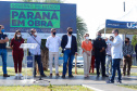 Nesta quarta-feira (05), o Secretário da Infraestrutura e Logística do Paraná, Sandro Alex, acompanhado do reitor da Universidade Estadual de Ponta Grossa, Miguel Sanches Neto, e da prefeita Elizabeth Schmidt, inaugurou o recapeamento asfáltico do campus de Uvaranas.Foto: Rodrigo Felix Leal/SEIL