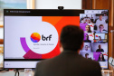 BRF  -  A empresa de alimentos BRF vai investir R$ 292 milhões para ampliação das suas unidades no Paraná .O anúncio foi realizado pelo CEO da BRF, Lorival Luz, em reunião com o governador Carlos Massa Ratinho Junior. Foto: Jonathan Campos/AEN