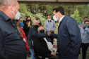 O governador Carlos Massa Ratinho Junior visita nesta quinta-feira (6) as obras da PRC-239, entre Pitanga e Mato Rico, no Centro do Estado. O Governo do Paraná está investindo quase R$ 90 milhões na implantação de 43 quilômetros de asfalto. 06/05/2021 - Foto: Geraldo Bubniak/AEN