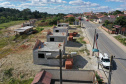 Representantes da Cohapar e da Prefeitura de Rio Azul vistoriaram nesta quinta-feira (6) a obra de construção de 34 casas populares na cidade, na região Centro-Sul do Estado. O projeto, orçado em R$ 2,5 milhões, faz parte do programa Casa Fácil Paraná, do Governo do Estado, na modalidade Vida Nova, voltada pessoas em vulnerabilidade social com renda familiar de até três salários mínimos.  -  Foto: Alessandro Vieira/AEN