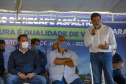 O governador Carlos Massa Ratinho Junior inaugura nesta quinta-feira (6) as obras de pavimentação asfáltica da Estrada Municipal do Distrito Águas de Jurema, em Iretama, no Centro do Estado. São 3 quilômetros entre a PR-462 e ponte dois do Rio Formoso. O investimento é de R$ 1,7 milhão
Foto Gilson Abreu/AEN