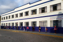 Nesta segunda-feira (10), 200 colégios estaduais paranaenses, em 68 municípios, retornam às aulas presenciais, adotando o modelo híbrido de ensino, com parte dos alunos em sala de aula e parte em ensino remoto, assistindo às aulas ao vivo. Os espaços estão equipados com computadores e internet, possibilitando que os professores interajam com ambos os grupos de estudantes ao mesmo tempo.  -  Curitiba, 10/05/2021  -  Foto: SEED