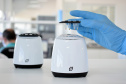 A falta de testes para diagnóstico do novo coronavírus marcou o início da pandemia no Brasil, em março de 2020. Nesta data, a startup curitibana Hilab já estava nas fases finais de aprovação de seu novo produto: um teste rápido de Covid-19 que pode ser realizado em qualquer farmácia equipada pelo laboratório portátil fabricado pela empresa. - Curitiba, 10/05/2021  -  Foto: Divulgação Hilab